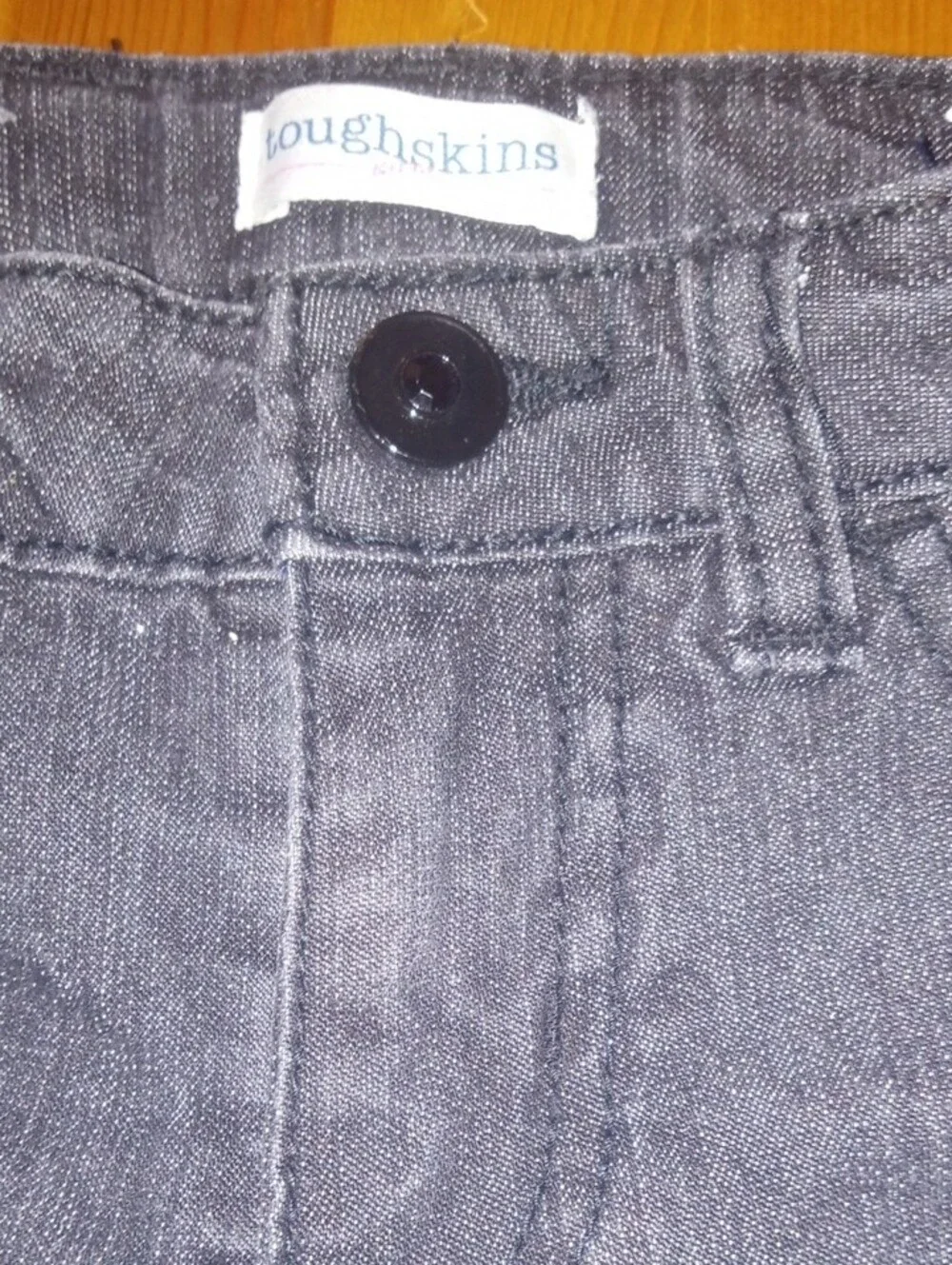 2 Girls Dark Blue Jeans with Sequin Side Trim